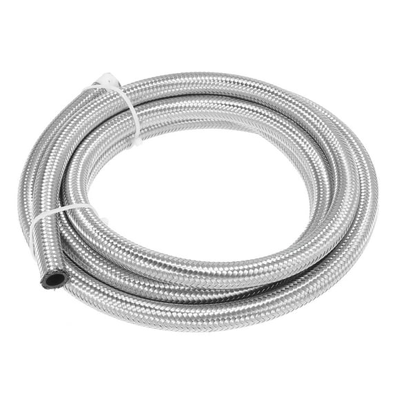 AN8 1/2" 10ft CPE Fuel Line Hose Stainless Steel Car Engines Braided Tube