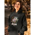 thumbnail image 2 of Anime Art Hoodie Women -Smartprints Designs, Female Medium, 2 of 4