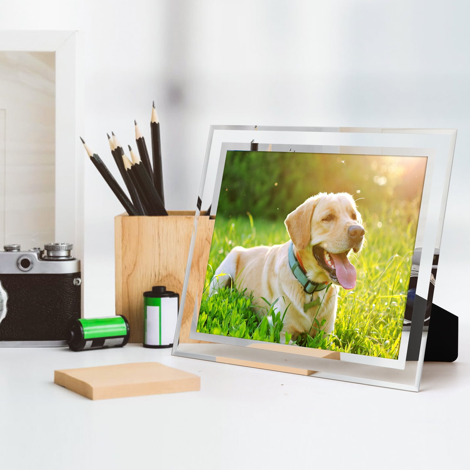 KitCom 5x7Inch Crystal Frame Of Keepsake Photo Frames