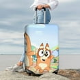 thumbnail image 7 of Saiise Bluey Luggage Suitcase Covers Elastic Washable Luggage Protector Travel Suitcase Protective Cover For Unisex Fits 18-32 Inch Luggage(No luggage included), 7 of 7