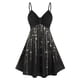 thumbnail image 1 of Vestido Cami Talla Extra Estampado Escote Pico Rosegal  Vestidos casuales de talla grande, 1 of 5
