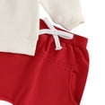 thumbnail image 7 of Toddler Baby Boy Fall Winter Clothes 6 12 18 24 Months 2T Crewneck Sweatshirt Long Sleeve Trucks Shirt and Pants Cute Boys Outfits, 7 of 7
