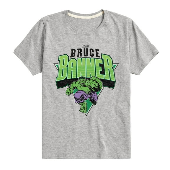 Marvel Hulk - Bruce Banner - Toddler And Youth Short Sleeve Graphic T-Shirt