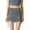Gray, variant on Workout Shorts Women Summer Women's Summer Solid Color Casual Drawstring Length Adjustable High Waist Sports Short Skirt Pants M