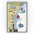 thumbnail image 2 of Hampton Beach, New Hampshire, Nautical Chart (36x54 Giclee Gallery Art Print, Vivid Textured Wall Decor), 2 of 3