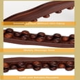 thumbnail image 4 of Gua Sha Wooden Stick With 31 Wooden Massage Beads Fascia Rod Wooden Massage Stick For Muscle Relaxation Massage Neck Back Stomach Legs Arms(Bronze,), 4 of 9