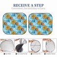 thumbnail image 6 of Haiem Sunflowers Car Windshield Sun Shade (2 Pieces) Foldable Windshield Sun Shade Car Accessories for Truck SUV Pickup-Small, 6 of 7
