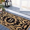 thumbnail image 2 of SAFAVIEH Monogram Jaslyn Medallion Indoor/Outdoor Area Rug, Black, 3' x 6', 2 of 6