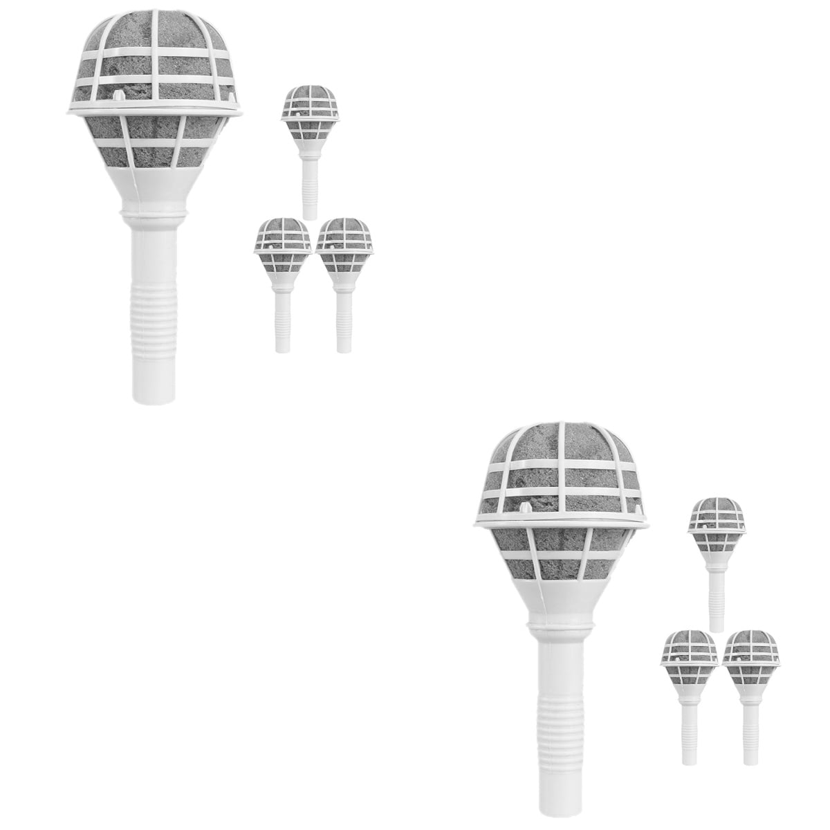 Worgeous 8 pcs  Bride Bouquet Holders Wedding Bridal Bouquet Holder Foam Floral Handle Bouquet Holder