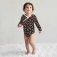 thumbnail image 4 of Xecao Bulldog with Sunglasses Print Baby unisex-baby Cotton Long-sleeve Bodysuits-12 Months, 4 of 6