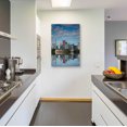 thumbnail image 4 of Epic Art 'Toronto Skyline From The Pape Ave Bridge Reflection No 1' by Brian Carson, Acrylic Glass Wall Art, 24"x36", 4 of 8