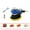Set meal 3, variant on 5" Non-Dust-Absorbing Matte Surface Circular Pneumatic Sandpaper Random Orbital Air Sander Polished Grinding Machine ,Easy Operation