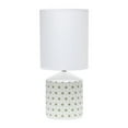 thumbnail image 1 of Simple Designs LT2077-SQU Lampe de Table Imprimés Frais, Carrés Dorés, 1 of 6