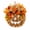 With Light, variant on Lighted Burlap Pumpkin Wreath with , Farmhouse Front Door Decor, LED Autumn Halloween Thanksgiving Wreath for Porch Wall Home Decoration