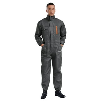 Zaldita Unisex Men Long Sleeve Coverall Mechanic Uniform Work