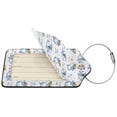 thumbnail image 4 of Rocae Cute Shark for Leather Luggage Baggage Tags ID Label Privacy Cover ID Label with Stainless Steel Loop and Address Card, 4 of 5