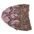 thumbnail image 1 of ESTINK Turban, Enveloppements de la Tête pour les Femmes, Enveloppement de la Tête à la Mode Foulard Musulman Femmes Turban Rétractable Rétro Brodé Chapeau Perlé, 1 of 8