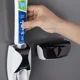 thumbnail image 5 of Dispensador automático de pasta de dientes para montaje en pared, soporte para cepillo de dientes a prueba de polvo, juego de accesorios de baño para montaje en pared, exprimidor, 5 of 5