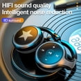 thumbnail image 2 of HiFi Auricular Bluetooth-Compatible con Bluetooth 5.0 Handshree Llamada Ruido Cancelación Auriculares Bajo Pesado Auriculares Correr Fitness Gaming Azul kenally EL005645-02B, 2 of 7