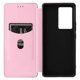 thumbnail image 5 of Funda de cuero magnética de fibra de carbono Yuxing para Zte Axon 40 Pro 5G Oro rosa, 5 of 5
