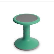 Wobble Chair for Kids - Ergonomic Wobble Stool to Encourage Right Posture, Balance & Strengthen Core - School Classroom - 14" Fixed Height - Green Color