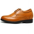 thumbnail image 2 of CMR CHAMARIPA Men High Heel Shoes Taller Shoes Height Increasing Shoes Lift Shoes 8 CM / 3.15 Inches, 2 of 5