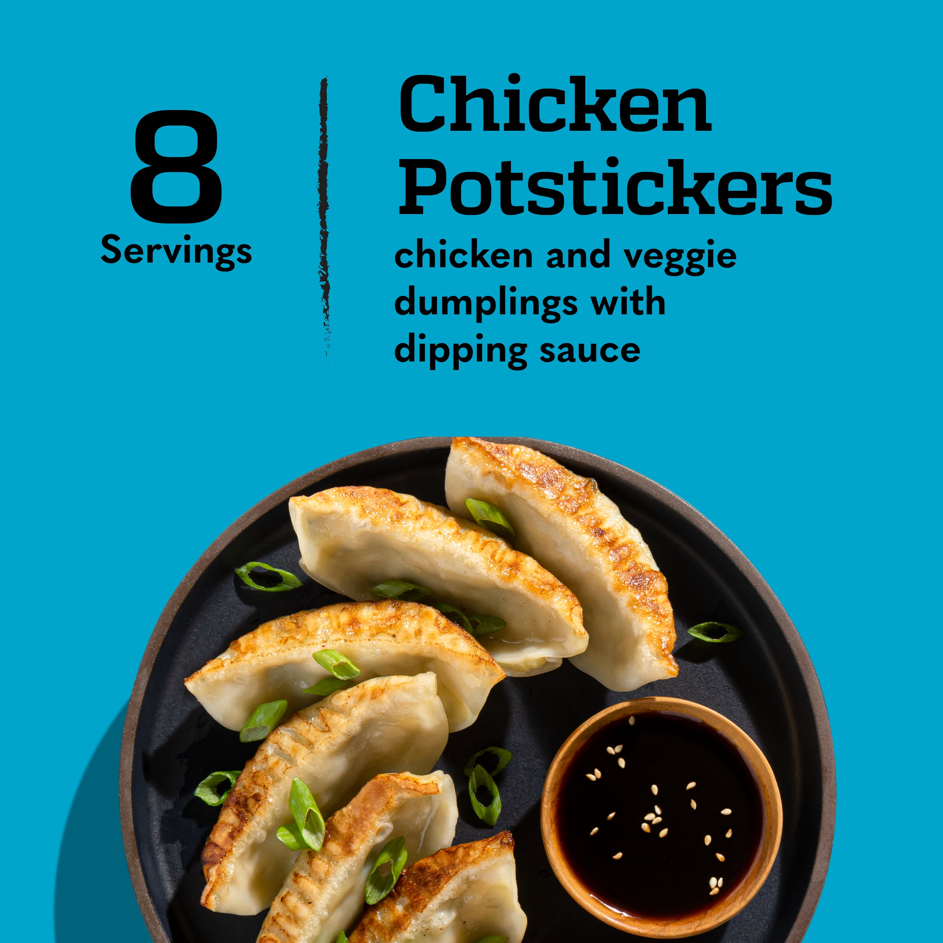 Tai Pei Chicken Potstickers, Frozen Asian Appetizers, 46.5 oz