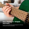 thumbnail image 4 of Fender FA-15 3/4-Scale Kids Steel String Acoustic Guitar - Green w/ Gig Bag, 4 of 9