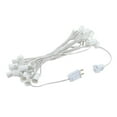 thumbnail image 3 of Novelty Lights 25 Feet C7 Clear Christmas String Light Set, Vintage Holiday Hanging Light Set, White Wire, 3 of 5