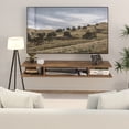 thumbnail image 2 of MORU Mueble para tv AERO Latte, Repisa Flotante, Estante de televisión flotante, mueble para sala, centro de entretenimiento para almacenamiento debajo de la TV, mueble multiusos, estante multimedia, 2 of 9