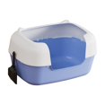 thumbnail image 3 of Caja de Arena para Gatos Perfecl Inodoro Portátil Extraíble Antisalpicaduras Azul, 3 of 8