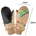 thumbnail image 2 of Gants de Ski Imperméables Enfants Motif Mignon Gants d'Hiver Neige Bébé Garçon, 2 of 5