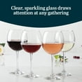thumbnail image 2 of Libbey Vina Glassware Set, Elegant, Balloon-Shaped Red Wine Glasses Set of 6, Long Stem Wine Glasses for Weddings, Birthdays, and Special Occasions, 2 of 6
