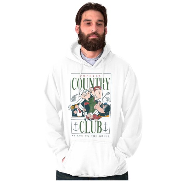 Popeye Golf Country Club Cartoon Hoodie Sweatshirt Women Men Brisco Brands S