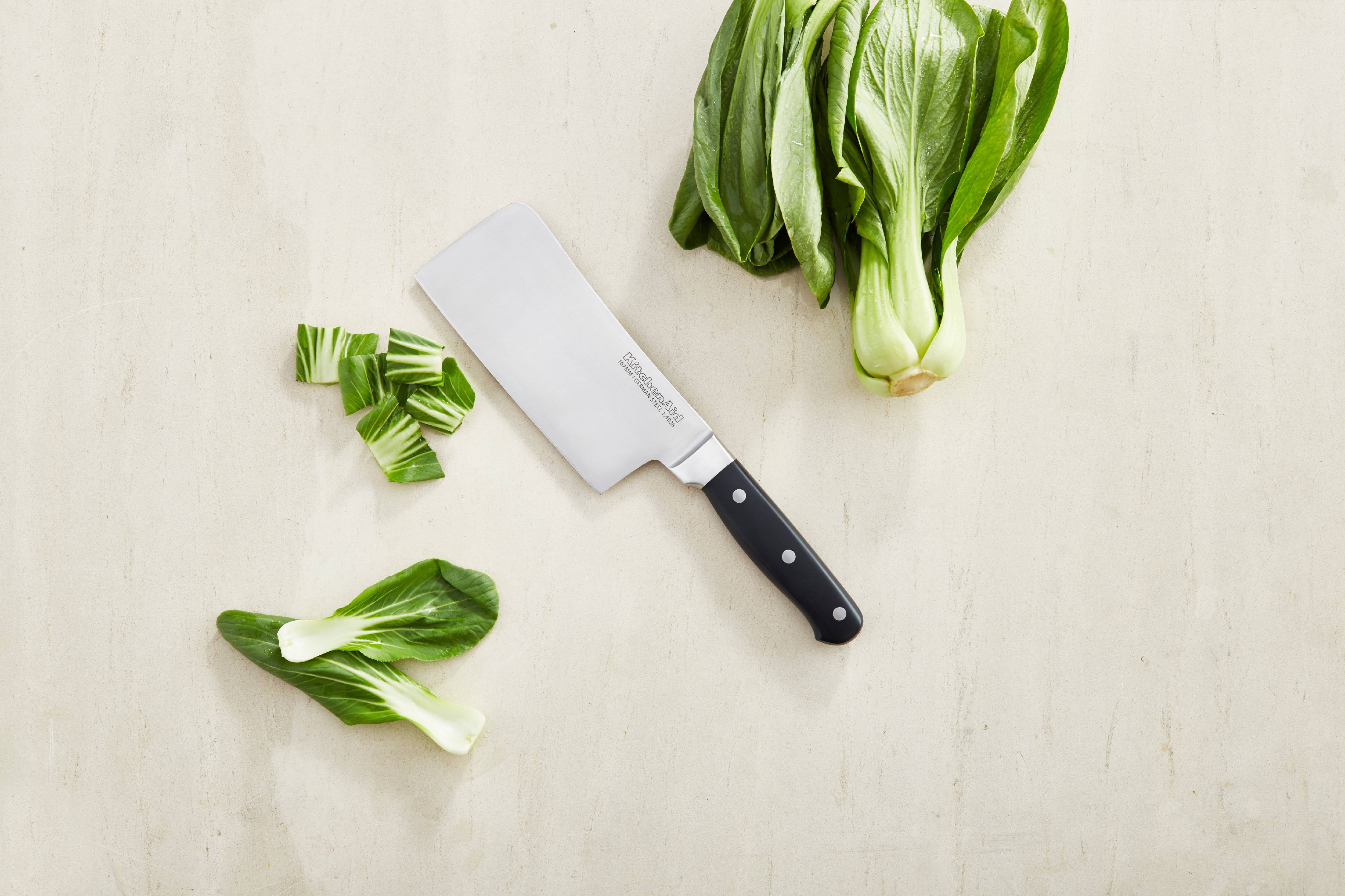 KitchenAid Classic 6-Inch Stainless Steel Triple Rivet Cleaver Kitchen Knives & Cutlery Sets