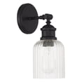 thumbnail image 3 of Trade Winds Harold 1-Light Wall Sconce in Matte Black, 3 of 6
