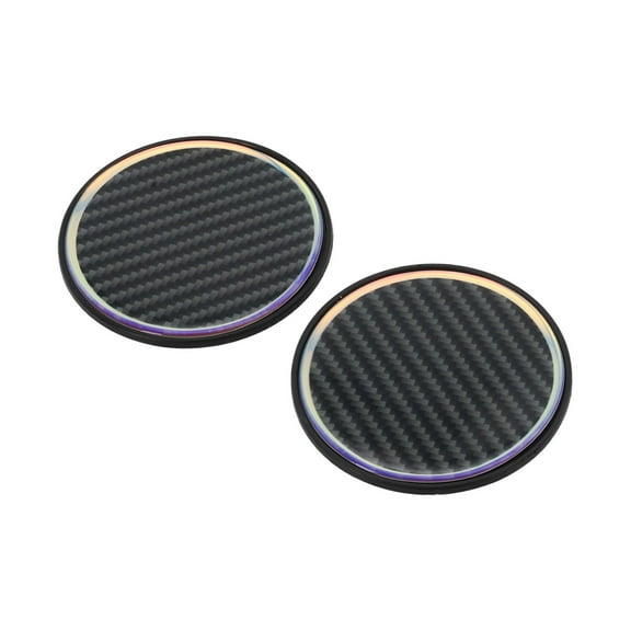 Captivating Glow In The Dark Night Light Cup Holder Coasters For Your Car Fangkenuo