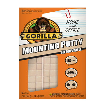 Gorilla Glue Beige 2 oz ing Putty Pre-Cut Squares, 84 Count
