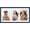 Navy Blue, variant on 8x10 Double Picture Frame White Mat For Displaying Two 4x6 Pictures, Photo Frame for Wall Mounting or Tabletop, Black.