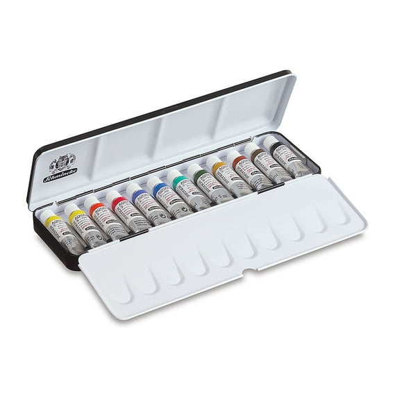 Schmincke Horadam Aquarell Artist Watercolors - Assorted Colors, Set of 12 , 5 ml tubes
