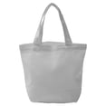 thumbnail image 1 of Uxcell Sac Fourre-Tout en Toile avec Poignée Petit Sac à Main Réutilisable Sacs de Magasinage Blanc, 1 of 5