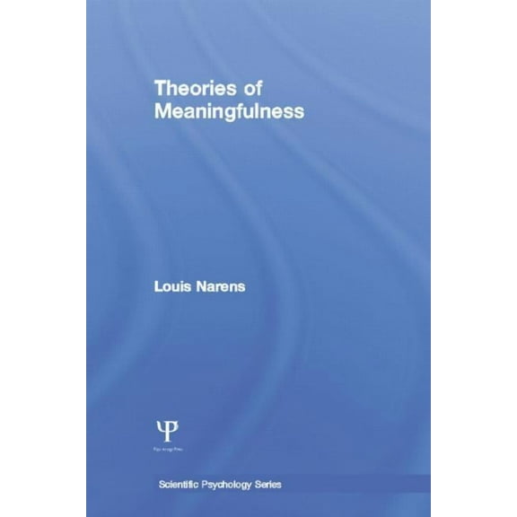 Scientific Psychology Theories of Meaningfulness, (Paperback)