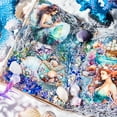 thumbnail image 4 of Fantasy Sea Ocean Life Cryptid Mermaid Stickers - 180Pcs Waterproof Clear Sea World Marine Animals Scrapbook Stickers for Junk Journals,Planner, 4 of 5