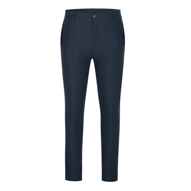 Pantalones largos para hombre, pantalones deportivos casuales para exteriores, de pierna recta, con alta elasticidad, de algodón.