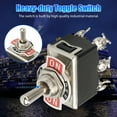 ZGBY Toggle SWITCH ON/OFF/ON Heavy Duty 15A 380V DPDT 3 Terminal Car