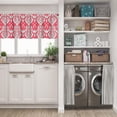 thumbnail image 5 of LALILO Kitchen Curtains and Valances Set of 3 36" Ikat Tie Window Treatment Tiers for Window Decor, 5 of 5