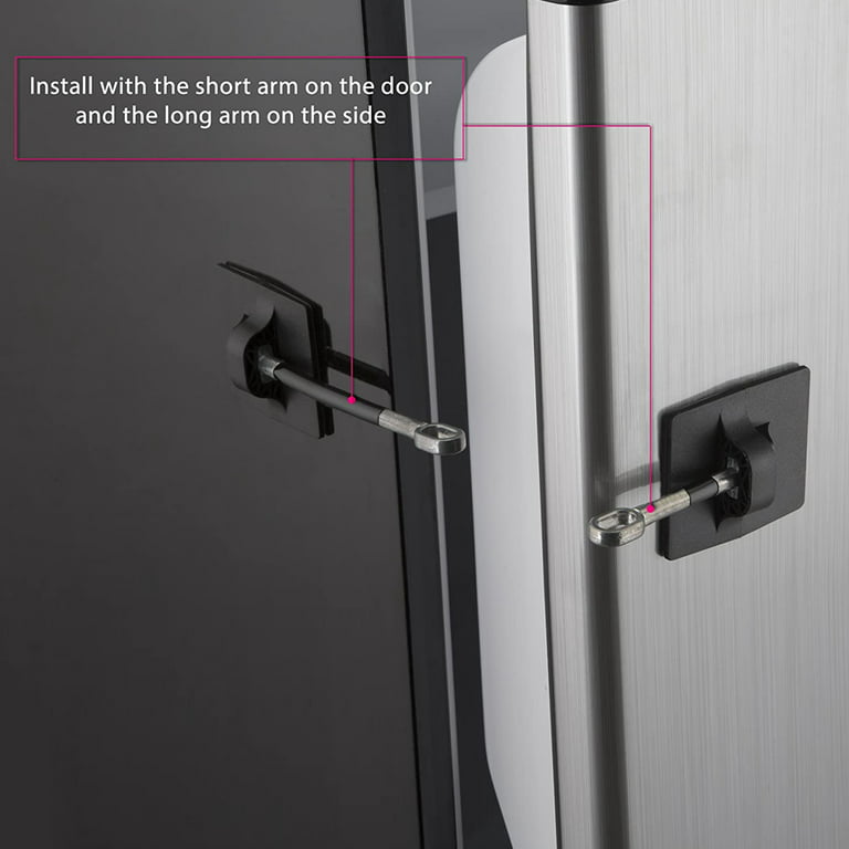 Refrigerator Lock For Adults - With Padlock