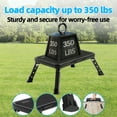 thumbnail image 4 of YEEZEE Folding Step Stool,Height-Adjustable with Non-Slip Surface Ideal for Kitchens and Home Use Folding Ladder, 4 of 10