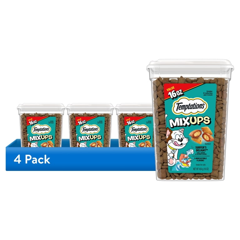 Surfer's Delight Crunchy & Soft Cat Treats, 4 Pack photo 1