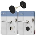 thumbnail image 2 of 2 Pack Door Hole Cover Plate, Door Knob Handle Hole Filler Plate,Metal Connecting Screws Deadbolt C, 2 of 5